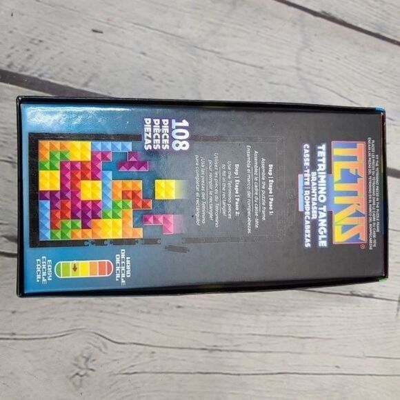 TETRIS 108 Piece Puzzle Tetrimno Tangle Braintease - Picture 4 of 10